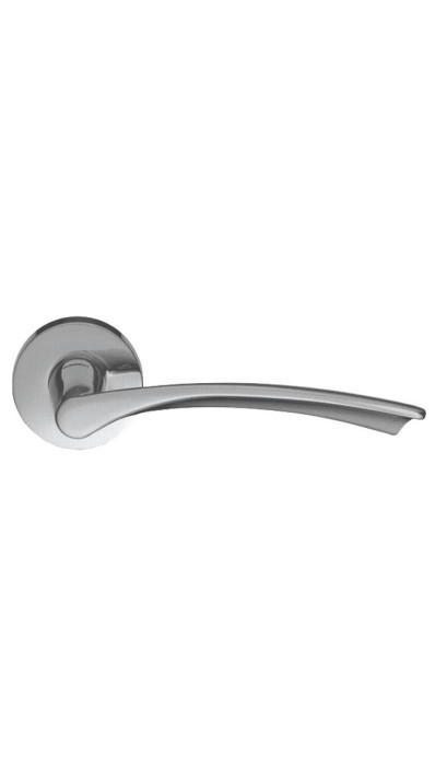 Ручка дверная на круглой розетке MANDELLI 1471 ALISSA 26D матовый хром