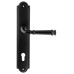 Дверная ручка Extreza BONO (Боно) 328 на планке PL03 CYL черный матовый F22 Дверная ручка Extreza BONO (Боно) 328 на планке PL03 CYL черный матовый F22