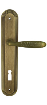 Дверная ручка Extreza VIGO (Виго) 324 на планке PL05 KEY матовая бронза F03