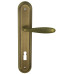 Дверная ручка Extreza VIGO (Виго) 324 на планке PL05 KEY матовая бронза F03