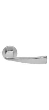 Ручка дверная на круглой розетке MANDELLI 1131 MITOS 26D матовый хром