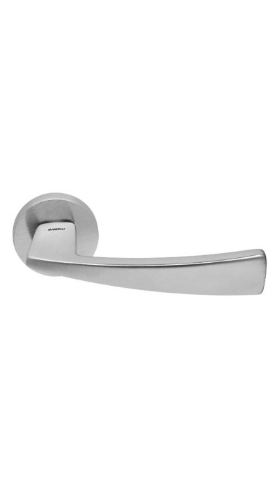 Ручка дверная на круглой розетке MANDELLI 1131 MITOS 26D матовый хром