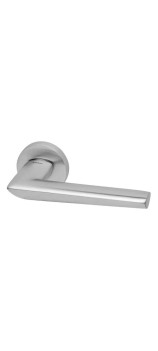 Ручка дверная на круглой розетке MANDELLI 1081 ISI 26D матовый хром