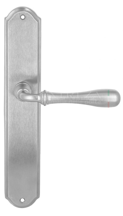 Дверная ручка Extreza CARRERA (Каррера) 321 на планке PL01 матовый хром F05 Дверная ручка Extreza CARRERA (Каррера) 321 на планке PL01 матовый хром F05