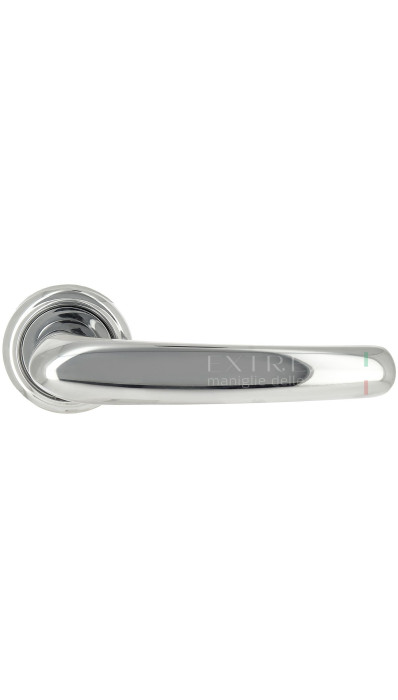 Дверная ручка Extreza MONACO (Монако) 330 на розетке R01 полированный хром F04