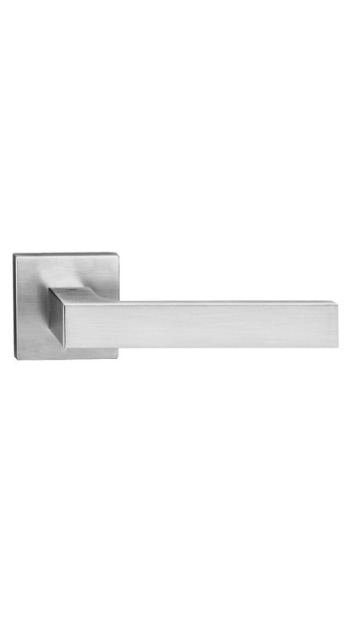 Дверная ручка Tupai Square 2275 Q матовый хром (96)