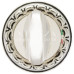Фиксатор поворотный Extreza WC R02 натуральное серебро + черный F24 Фиксатор поворотный Extreza WC R02 натуральное серебро + черный F24
