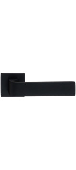 Дверная ручка Extreza Hi-tech SLIM SOUND (Саунд) 106 на квадратной розетке R11 черный F22
