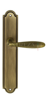Дверная ручка Extreza VIGO (Виго) 324 на планке PL03 матовая бронза F03