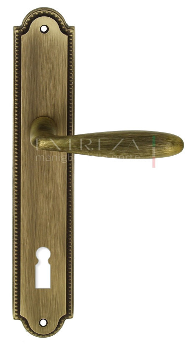 Дверная ручка Extreza VIGO (Виго) 324 на планке PL03 KEY матовая бронза F03