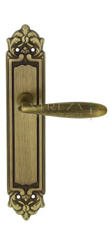 Дверная ручка Extreza VIGO (Виго) 324 на планке PL02 матовая бронза F03