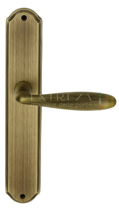 Дверная ручка Extreza VIGO (Виго) 324 на планке PL01 матовая бронза F03