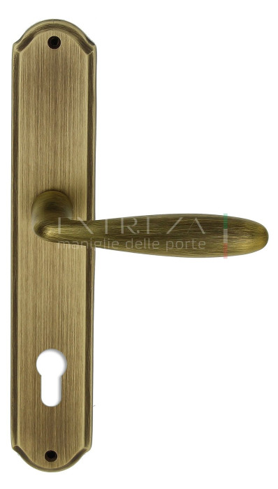 Дверная ручка Extreza VIGO (Виго) 324 на планке PL01 CYL матовая бронза F03 Дверная ручка Extreza VIGO (Виго) 324 на планке PL01 CYL матовая бронза F03