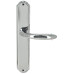 Дверная ручка Extreza COMO (Комо) 322 на планке PL01 полированный хром F04 Дверная ручка Extreza COMO (Комо) 322 на планке PL01 полированный хром F04
