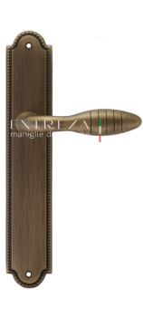 Дверная ручка Extreza MIREL (Мирель) 316 на планке PL03 матовая бронза F03