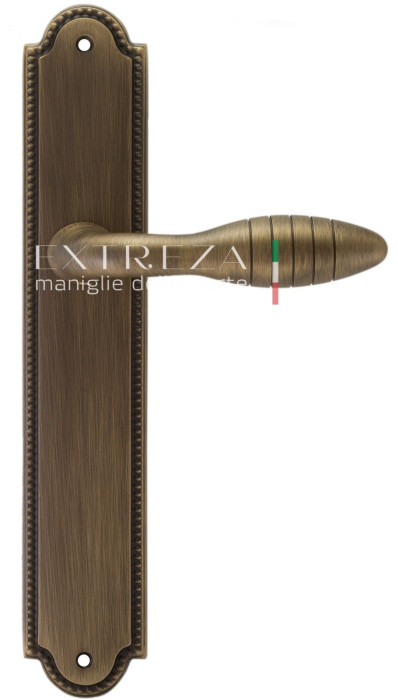 Дверная ручка Extreza MIREL (Мирель) 316 на планке PL03 матовая бронза F03