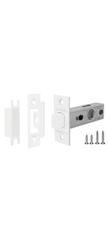 Защелка врезная Fuaro PLASTIC P12-45-25 WH белый