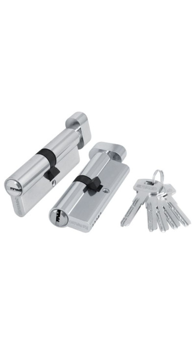 Цилиндровый механизм Fuaro с вертушкой 200 ZM 60 mm (25+10+25) CP хром 5 кл. Цилиндровый механизм Fuaro с вертушкой 200 ZM 60 mm (25+10+25) CP хром 5 кл.