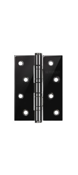 Дверная петля универсальная FUARO 4BB/BL 100x75x2,5 BN черный глянец (блистер)