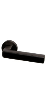 Дверная ручка ARMADILLO URBAN CUBE URB3 BPVD/Black-77 вороненый никель/черный