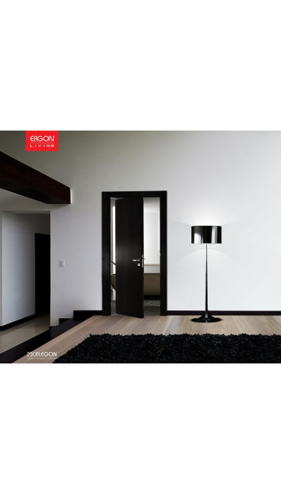 Комплект рото-механизма Ergon Living, трэк LA=94 Т.E. BLACK + ось 201,6 для дверей (ширина от 665 до 965 мм, высота =2000 мм) Черный