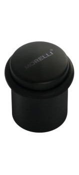 Дверной ограничитель напольный MORELLI DS3 BL черный