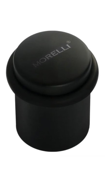 Дверной ограничитель напольный MORELLI DS3 BL черный