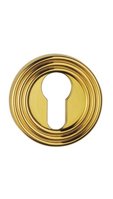 Накладка дверная под цилиндр Linea Cali 112 PAT OZ золото 24K глянцевое