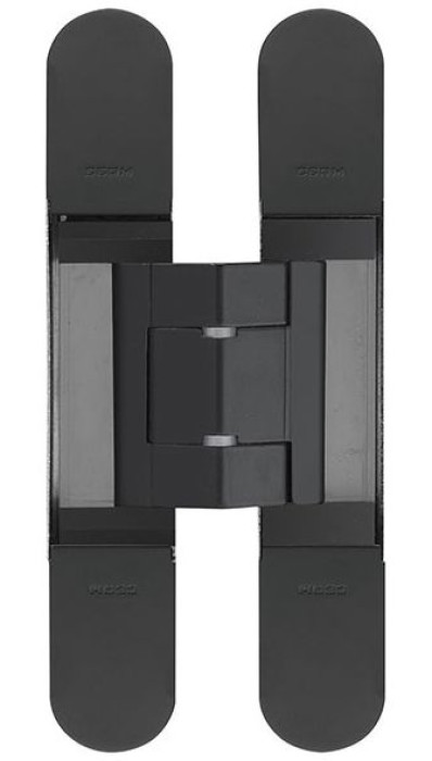 Дверная петля скрытой установки Ceam с 3D регулировкой 1429 VNO черный (35-54 кг)