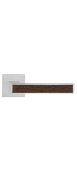 Дверная ручка LINEA CALI ZEN Wenge 1158 RO 019 на квадратной розетке CS хром матовый