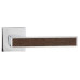 Дверная ручка LINEA CALI ZEN Wenge 1158 RO 019 на квадратной розетке CR хром глянцевый