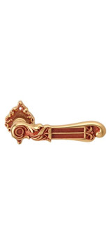 Дверная ручка LINEA CALI TIFFANY 1308 RO 018 на фигурной розетке OF французское золото