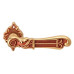 Дверная ручка LINEA CALI TIFFANY 1308 RO 018 на фигурной розетке OF французское золото