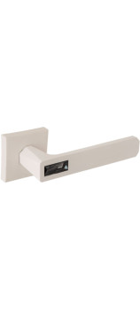 Дверная ручка ORO&ORO 933-13 на квадратном основании WHITE/GREY