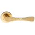 Дверная ручка на круглом основании ORO&ORO 906-15 GP латунь блестящая