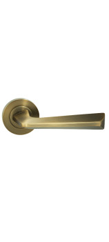 Дверная ручка на круглом основании ORO&ORO 901-15 TCF кофе tiger