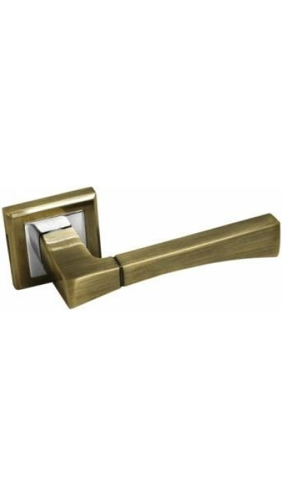Дверная ручка на квадратной розетке PALIDORE A-201 AB бронза