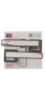 Дверная ручка PUNTO MARS QR/HD GR/CP-23 графит/хром