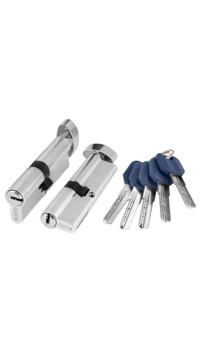 Цилиндровый механизм с вертушкой Z402/100 mm (40+10+50) CP хром 5 кл.