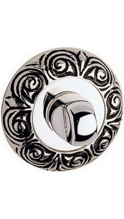 Фиксатор поворотный PASINI 2657 WCR QUEEN ANT SILVER античное серебро