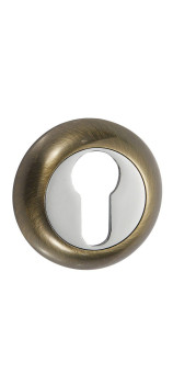 Дверная накладка под цилиндр Vantage ET AB бронза