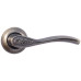 Дверная ручка Vantage V85QAL на круглой розетке AB бронза