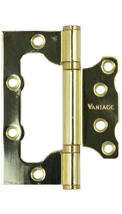 Петля дверная универсальная Vantage 2BB PB золото