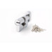 Цилиндровый механизм PALLADIUM 60 C BK CP полированный хром