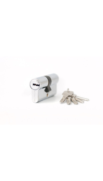 Цилиндровый механизм PALLADIUM 2J07 80 CP полированный хром