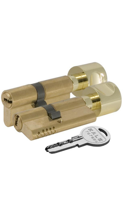 Цилиндровый механизм с вертушкой 164 OBS SCE/70 (30+10+30) mm никель 5 кл.