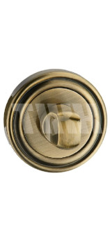 Завертка на круглом основании к ручкам TIXX ELEGANCE BK 06 AB античная бронза