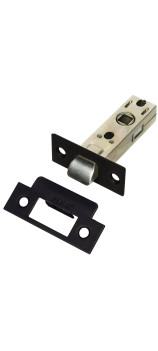 Защелка межкомнатная RENZ L 5-45 plastic Black черный
