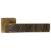 Дверная ручка Renz на квадратной розетке MADERA DH 651-02 CF кофе