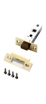 Защелка межкомнатная RENZ L 5-45 plastic B золото